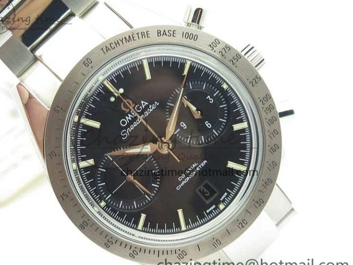 1230 Speedmaster ’57 Co-Axial OMF 1:1 Best Edition Black Dial White Markers On SS Bracelet A Durable 8146